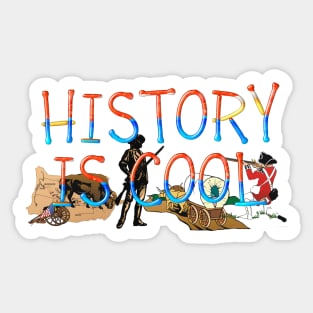 History is Cool Sticker